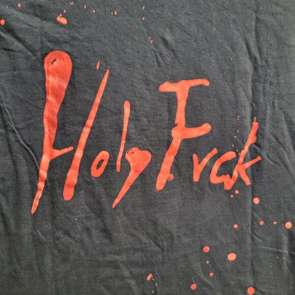 Demi Lovato Men Shirt Medium Black Holy F*ck Short Sleeve‎ Tee - Picture 6 of 9